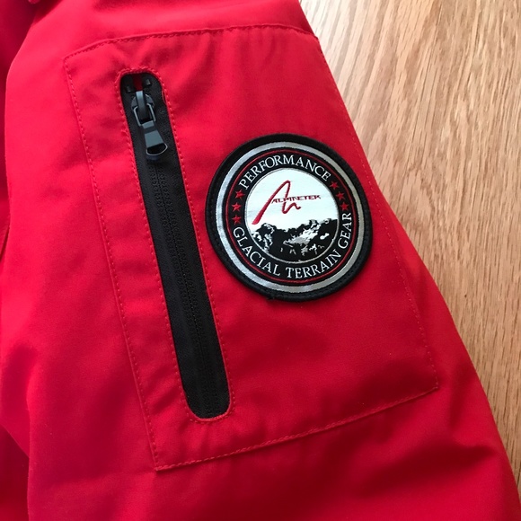 Alpinetek Red Men’s Parka - size Medium - Picture 2 of 10